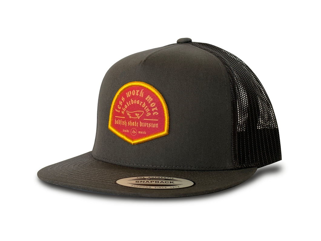 SKATE/TRUCKER GRIS CARBON/NEGRO