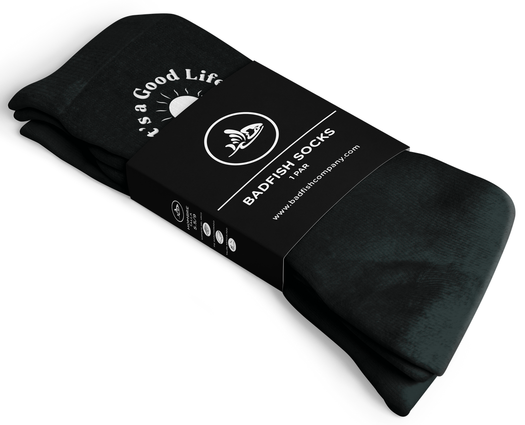 It's a Good Life Socks Negro/Jade