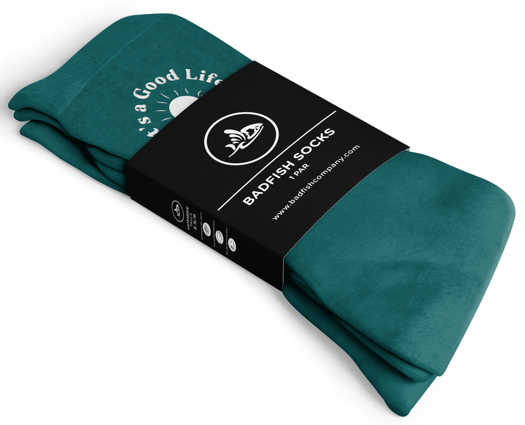 t's a Good Life Socks Jade/Carbon